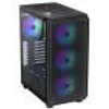 A black computer tower with RGB lighting. Anteprima dell’immagine prodotto