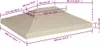 Bâche de toit de pavillon de rechange 310 g/m² Beige 3×4 m Voir les images du produit 6