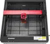 A top-down view of a laser engraver machine. Produktbild-Vorschau