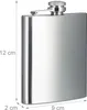 relaxdays 5 x Flachmann aus Edelstahl 200 ml Produktbild-Vorschau 2