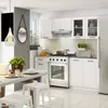 Küchenzeile OLIWIA 1.8m Modulares Weiß B180xH203xT46 cm Produktbild-Vorschau 2
