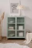 Kommode Vitrine Milton | Mintgrün | 80 cm x 101,5 cm x 40 Produktbild-Vorschau 2