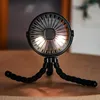 Flexibilní klipový ventilátor (USB nebo dobíjecí baterie) - Náhled obrázku produktu 6