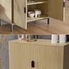 Kommode  Vicco Lennox Eiche 80 x 69 cm mit 2 Türen, Model Produktbild-Vorschau 5