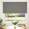 vidaXL Verdunkelungsrollo Grau 160x130cm Stoffbreite Produktbild-Vorschau 2