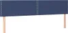 The Living Store Kopfteile 2 Stk. Blau 90x5x78/88 cm Stoff Produktbild-Vorschau 3