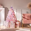 Yaheetech 124 cm Künstlicher Weihnachtsbaum mit 208 Spitzen Produktbild-Vorschau 6