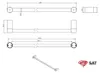 SAT BWAY Handtuchhalter zur Wandmontage, Edelstahl schwarz Produktbild-Vorschau 7