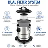 Aschesauger 20L Kaminsauger 1650W mit Dual-Filtersystem, Produktbild-Vorschau 9