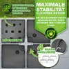 tillvex® Stojak na parasol antracytowy 90 litrów / 120 kg - Podgląd zdjęcia produktu 5