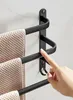 60CM Handtuchhalter Ohne Bohren, Handtuchhalter Schwarz, Produktbild-Vorschau 2