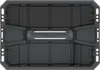 A top-down view of a black tool organizer. Podgląd zdjęcia produktu