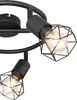 GLOBO 54802S-3, Černá, Kov, IP20, I, E14, LED Náhled obrázku produktu 4