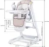 A diagram of a high chair with dimensions indicated. Produktbild-Vorschau
