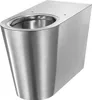 Delabie WC 700 P bodenst. Anschl. von hinten Edelstahl Anteprima dell’immagine prodotto 1
