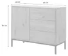 CALICOSY - Commode 1 Porte 3 TiroirsReproduction Chêne L90 Voir les images du produit 5