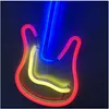 Rosikey LED neonový nápis Guitar – 38,5 x 17 cm nástěnná Náhled obrázku produktu 2