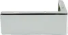 A single chrome-plated metal furniture leg is shown from the side against a white background. Voir les images du produit