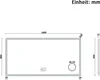 LED Badspiegel mit Uhr Bluetooth 3-Fache Vergrößerung Produktbild-Vorschau 8