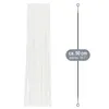 com-four® 10x Lametta - weiße Lametta Girlande für Produktbild-Vorschau 6