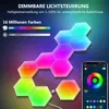 LED Hexa Lichtpanels Bluetooth RGBIC Musik Sync Hexagon Produktbild-Vorschau 2