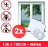 Grafner® 2er Set Insektenschutz Fliegengitter Fenster Produktbild-Vorschau 1