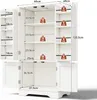 okwish Bufetová skříň, Přídavná skříňka s LED a 2 Náhled obrázku produktu 1