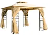 Outsunny Luxus Pavillon Gartenpavillon Partyzelt Festzelt Produktbild-Vorschau 1