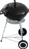 A black charcoal kettle grill on a white background. Produktbild-Vorschau