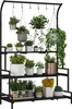 Outsunny Pflanzenständer, Blumenständer mit 3 Ebenen, Produktbild-Vorschau 1