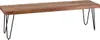 Panca Wohnling in legno massiccio di acacia 160 x 40 x 45 Anteprima dell’immagine prodotto 3
