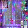 LED Lichterkette Lichtervorhang Innen 3X3m, LED Vorhang USB Produktbild-Vorschau 2