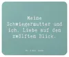 Mr. & Mrs. Panda Mauspad Spruch Schwiegermutter Liebe - Produktbild-Vorschau 1
