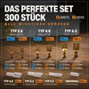 BAURIX® Crimpzange inkl. 300 Stück Flachsteckhülsen Set I Produktbild-Vorschau 4