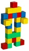Blocs de construction magnétiques éducatifs Cube 64 el. Voir les images du produit 6