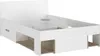 Bett 120 x 190/200 cm mit Kommode und - Weiß und Natur - Produktbild-Vorschau 5