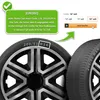 Auto Radkappen Radzierblenden 4er Set passend für alle Produktbild-Vorschau 3