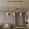 LUXOLAR - Lampa wisząca kaszmir ecru beżowy E27 60W LED Podgląd zdjęcia produktu 4
