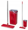 Flache Mopp Mit Ausdrücker Set Zweikammer-Eimer Faltbarer Produktbild-Vorschau 1