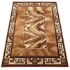 Vzorovaný kusový koberec 70x130 cm LUKEN - hnědý Náhled obrázku produktu 5