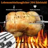 YZNAHRE Fleischklammer für Drehspieß 2er Set Edelstahl Produktbild-Vorschau 9