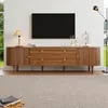 Merax TV-Lowboard mit Schiebetüren und 4 Schubladen, Produktbild-Vorschau 1