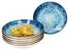 Marina 6er Set blaue Suppenteller 450ml maritime Teller Produktbild-Vorschau 1
