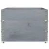 vidaXL Paletten-Aufsatzrahmen 3 Stk. Grau 120x80 cm Produktbild-Vorschau 4