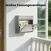 Wiltec Briefkasten V12 Edelstahl 360 x 115 x 315 mm, Produktbild-Vorschau 7