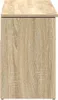 vidaXL Schuhbank Sonoma-Eiche 102x30,5x45 cm Holzwerkstoff Produktbild-Vorschau 5