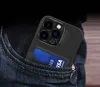 Leder Standhülle für iPhone 14 Pro Max Kartenetui mit Produktbild-Vorschau 6