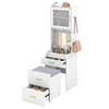 COSTWAY Ensemble coiffeur, coiffeuse avec tabouret, miroir Voir les images du produit 1