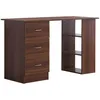 HOMCOM Bureau avec rangement, table informatique 120 x 50 Voir les images du produit 1