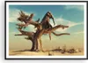 Gerahmtes Poster - Schwarzer Rahmen - Sitzen Elefant Baum - Produktbild-Vorschau 1